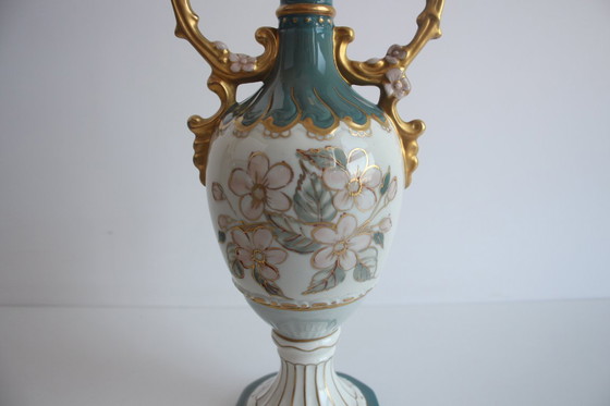 Image 1 of Vaso/anfora in porcellana d'epoca, Royal Dux, anni '60.