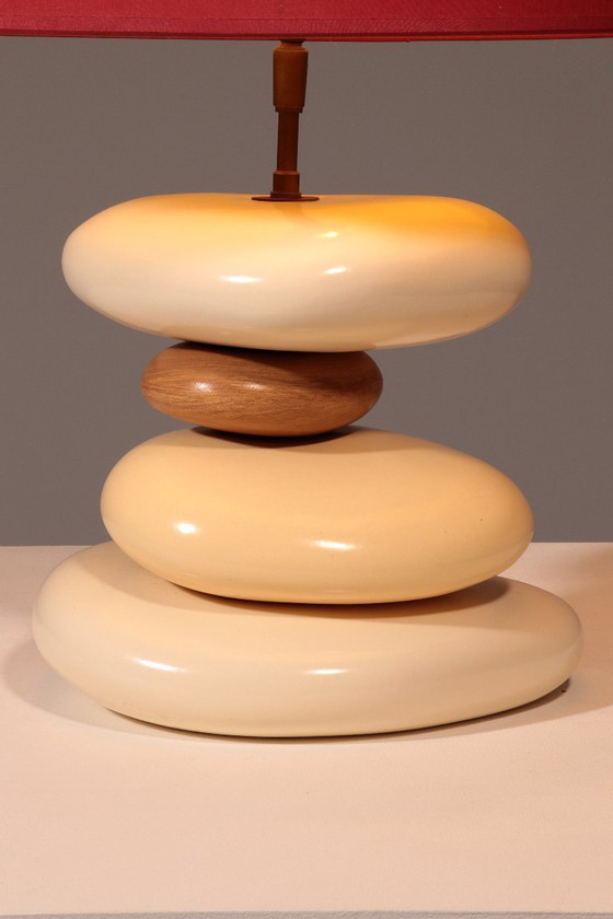 Image 1 of Lampada da tavolo Pebble di François Chatain, anni '80