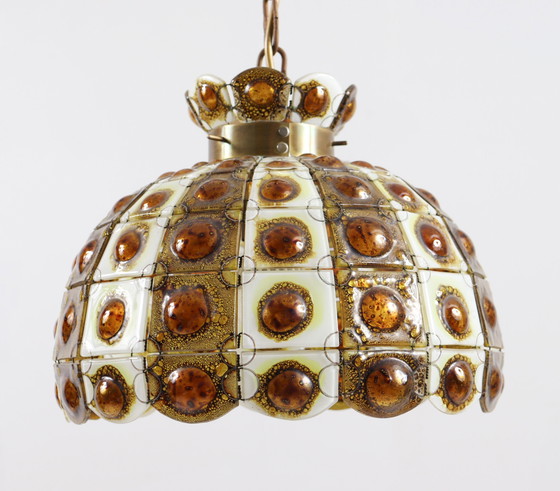 Image 1 of Brutalist ceiling lamp/ceiling light by Felipe Delfinger for Feders, 1970s