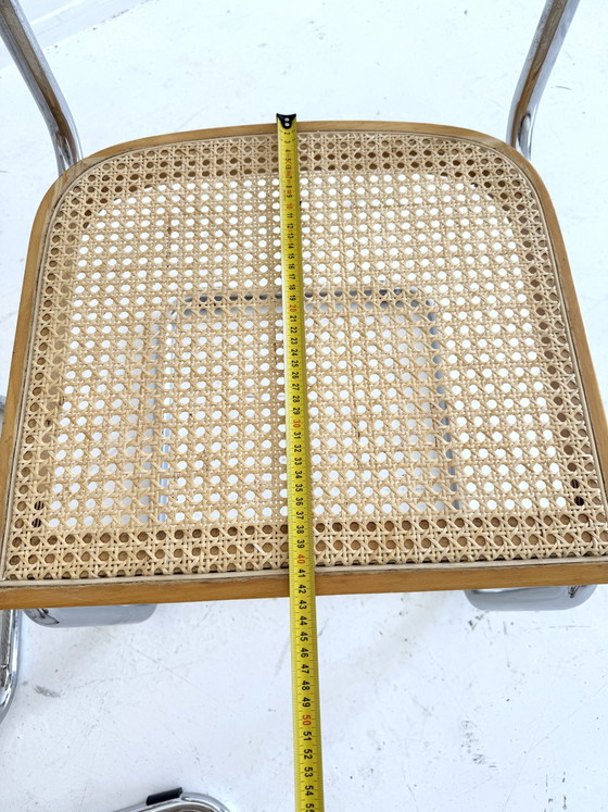 6 sedie Cesca Marcel Breuer – Sedie da pranzo, Aluminium, Wood (photo 13 of 13)