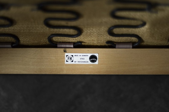 Image 1 of Vintage Mid-Century Danish Modern Brown 3-Seater Sofa by Folke Ohlsson for Fritz Hansen, 1960s