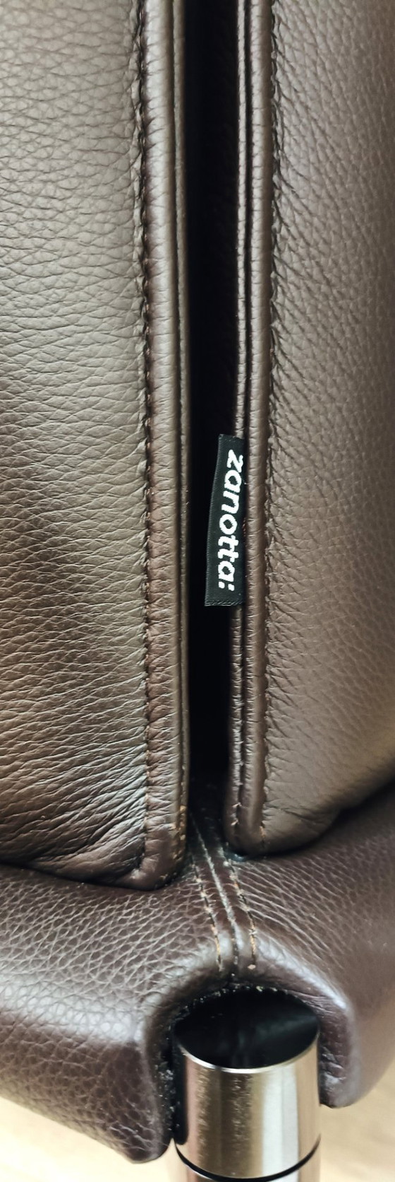 Divano a 2 posti Zanotta NOAH in pelle Nappa (Damian Williamson) - Nuovo – Divani 2 posti, Leather (photo 3 of 5)