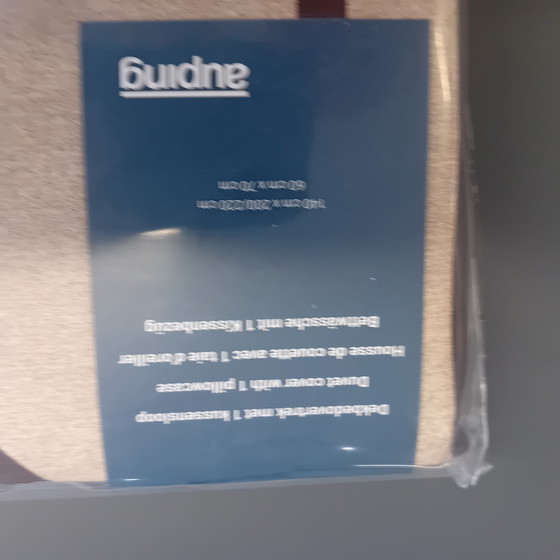 Image 1 of Copripiumino Auping con motivo "Onde di cedro" 140 x 220 cm