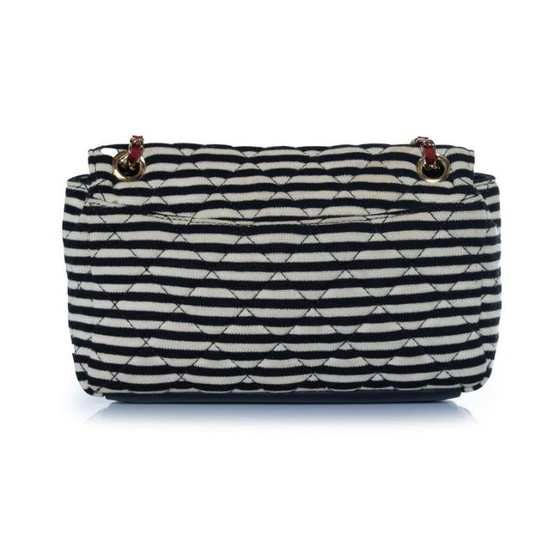 Image 1 of Chanel, Cruise 2014 Coco tas met klep in zeemansjersey