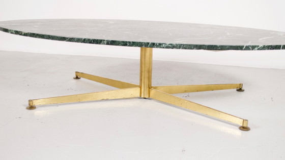 Image 1 of COUCHTISCH MARMOR MESSING MICHEL KIN ITALIEN 1960 ARFLEX VERLAG