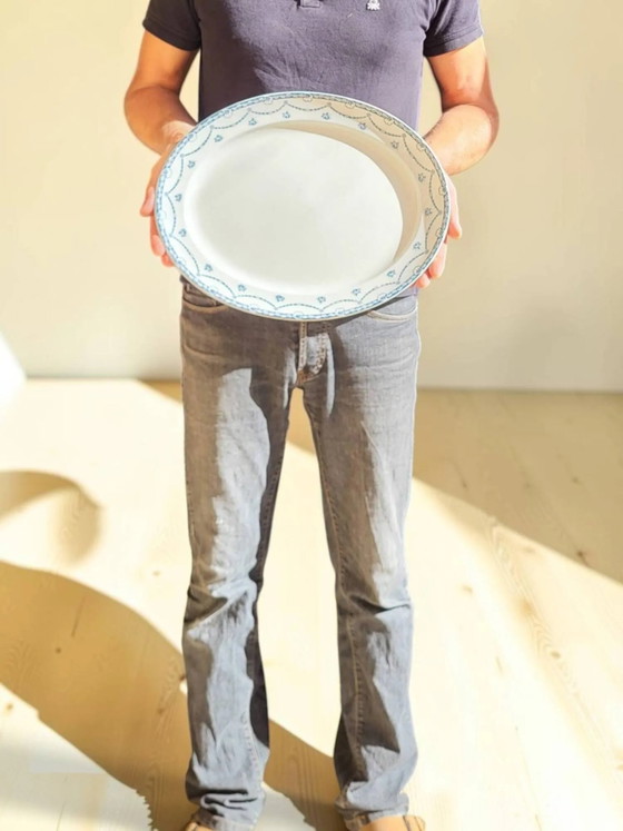 Oval semi-hollow dish in English earthenware "Cheltenham" — F. Winkle & Co – Crockery, Porcelain, Art Nouveau (photo 7 of 8)
