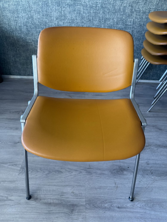 Image 1 of 6 sedie DSC106 di Giancarlo Piretti per Castelli, anni '60