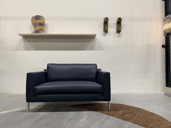 Image 1 of Design on Stock Heelz Loveseat Blauw leer 130