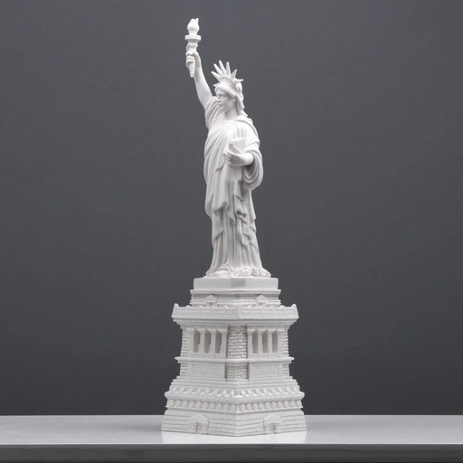 1x Full Marble Sculpture Statue of Liberty USA