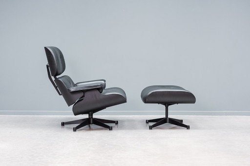 Eames loungestoel + voetenbank
