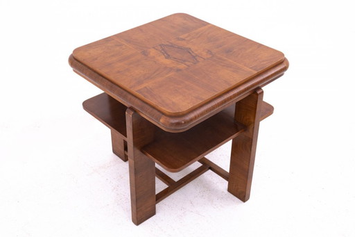 Vierkante Art Deco tafel uit de jaren 1950, Polen.