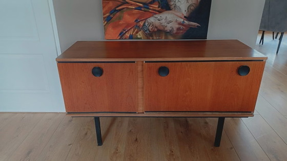 Image 1 of Mobile TV vintage in teak, credenza, credenza bassa, anni '60