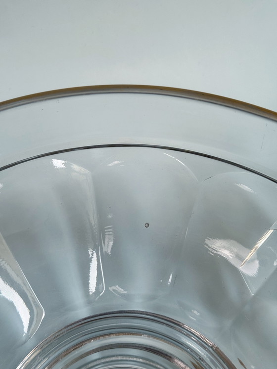 Image 1 of Val Saint Lambert - Bol Art Déco - Luxval - Décoration dorée