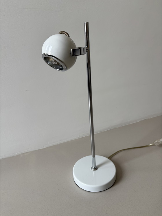 Image 1 of Tafellamp "Eyeball" uit de jaren 80, vintage