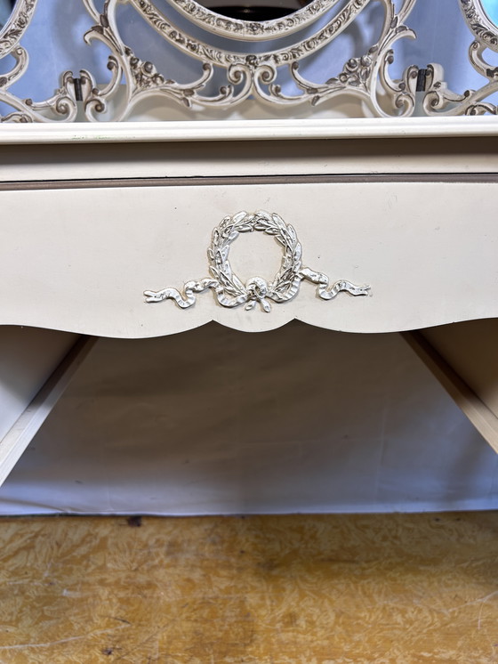 Image 1 of Romantique Vintage Shabby Chic Brocante Dressing Table English made