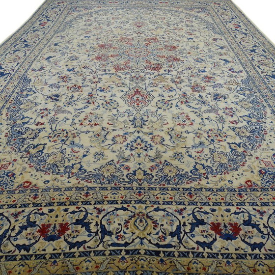 Image 1 of Tapis persan XXL Nain en soie - 495 x 337 cm - Noué à la main
