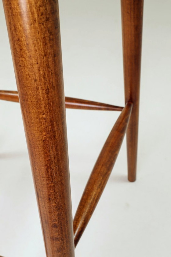 Image 1 of Skandinavischer Barhocker Apfelgrün Granola Palisander Brasil