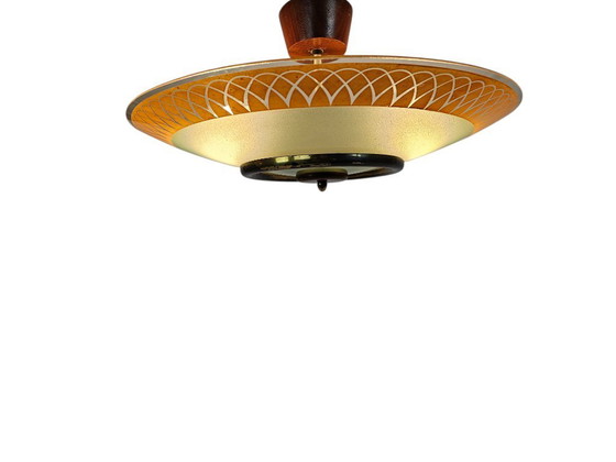 Image 1 of Philips - Schirmlampe - Glas - Metall - Kupfer - Holland - 1960er Jahre