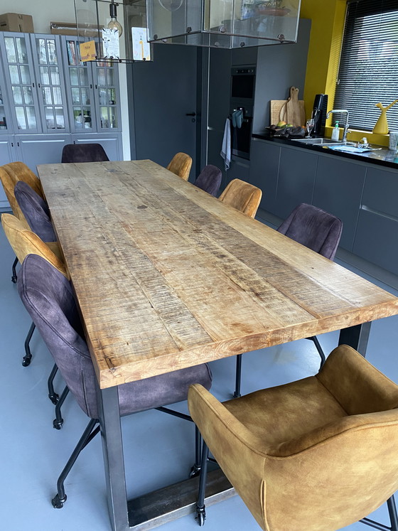 Image 1 of Table 1.00x3.00 steel legs