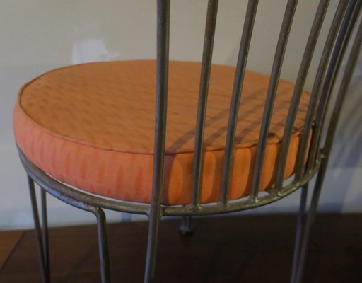 Chaise de jardin en fonte du début du XXe siècle – tuinstoelen, Iron (photo 2 of 8)