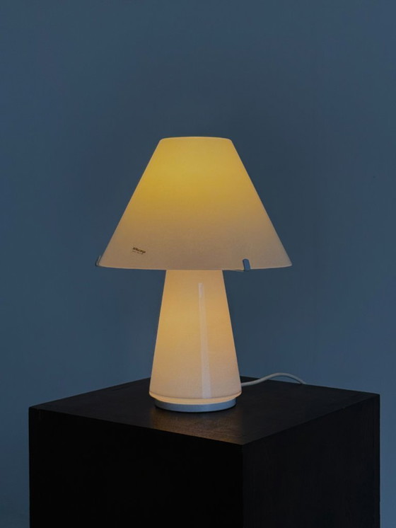 Image 1 of Lampe de table vintage italienne à champignon par Carlo Nason pour AV Mazzega small