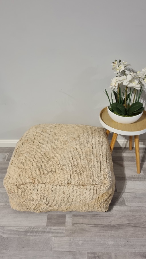 Vintage Berber-Pouf