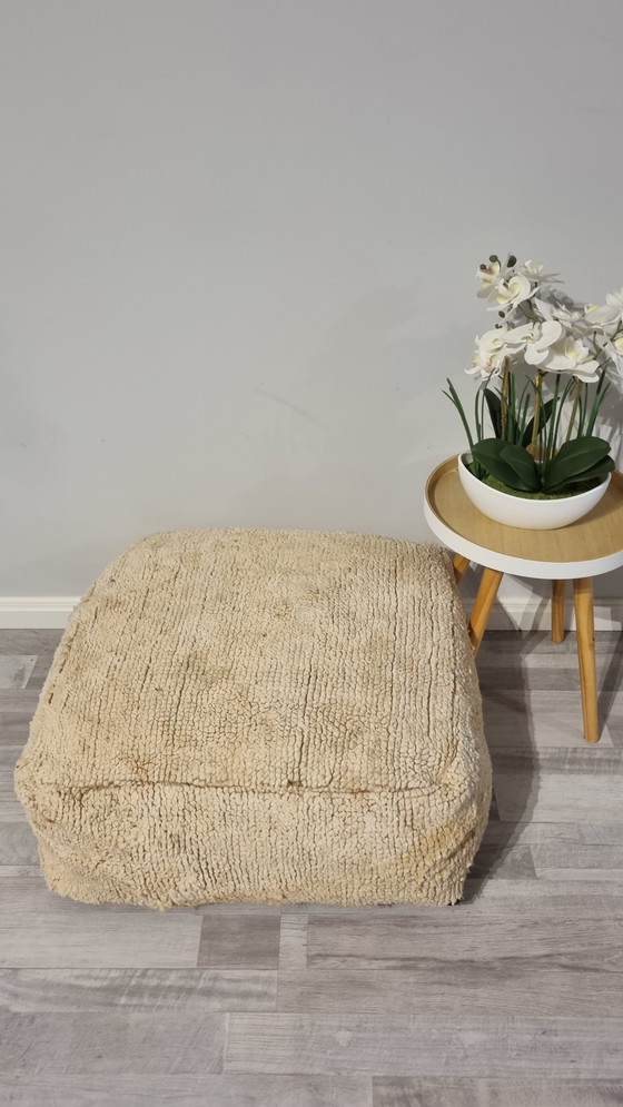 Image 1 of Vintage Berber pouf