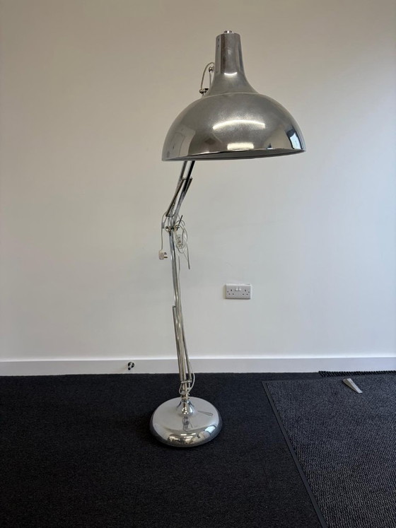 Verchromte Stehleuchte – Stehleuchten, Metal, Chrome (photo 3 of 5)