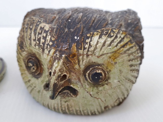 Image 1 of Precioso bombonera antigua de cerámica firmada con la letra "N", ¿de época del siglo XIX?