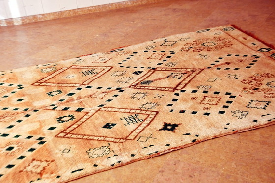Image 1 of Tappeto marocchino vintage Zemmour - 272 x 173 cm (beige e verde)