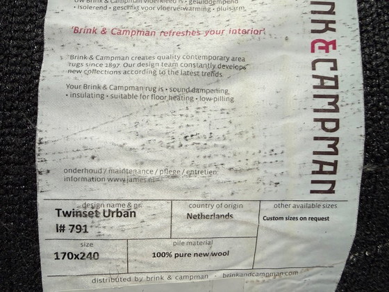 Image 1 of Tapis urbain Brink & Campman Twinset – 170x230 cm –