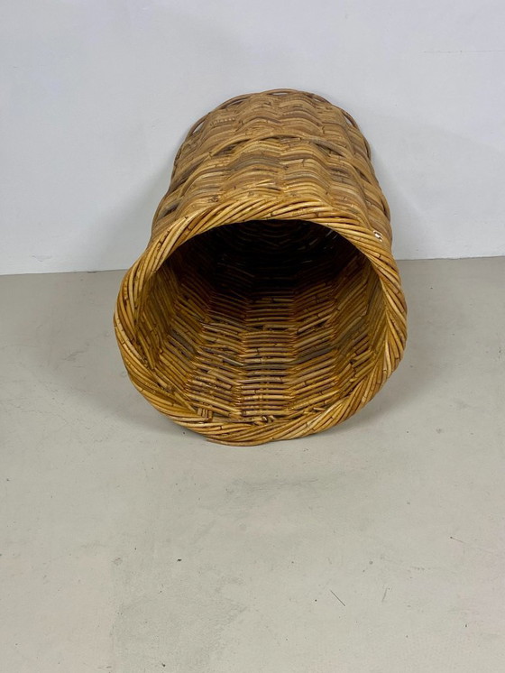Image 1 of Cestino in rattan vintage extra large - Decorazione retrò