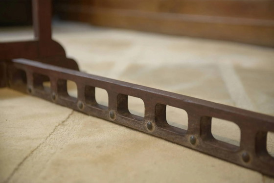 Mahogany cabinet Art Nouveau 1900s – Coat racks, Wood, Copper (photo 11 of 12)