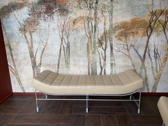 Image 1 of Canapé 2 places LEOLUX VOLARE avec repose-pieds