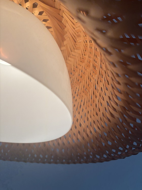 Image 1 of Ikea - Ikea design - Boja - ratan - hanglamp - bamboe - 2000 boho 