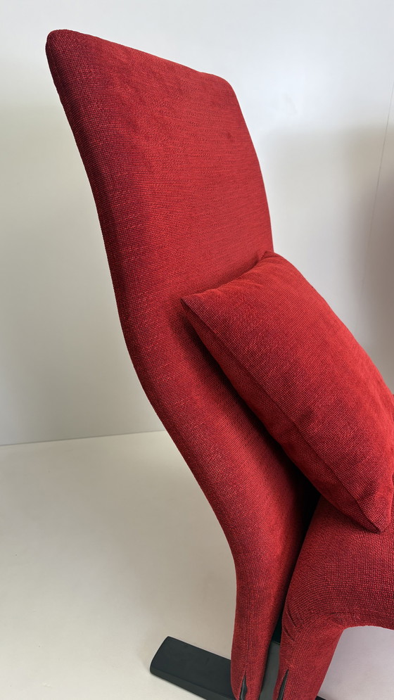 Image 1 of 2 poltrone Concorde rosse design Pierre Paulin Artifort