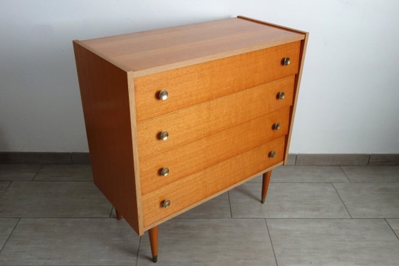 Commode Vintage 4 Tiroirs Années 70 – Wood (photo 3 of 12)