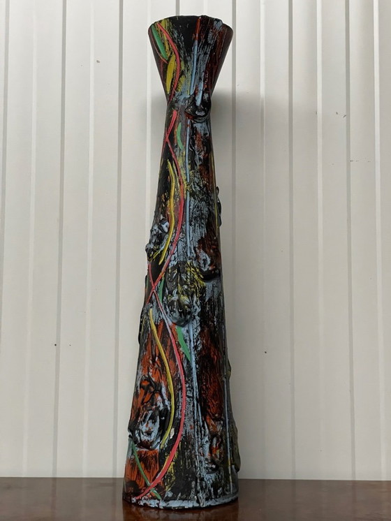 Image 1 of Un vaso vintage colorato extra large