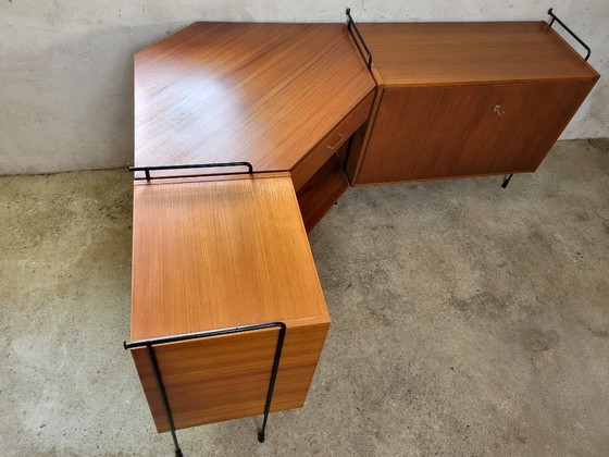 Image 1 of Sistema di pareti modulari vintage di Omnia Hilker 1960