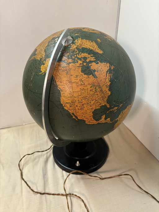 Vintage glas globe jaren 60