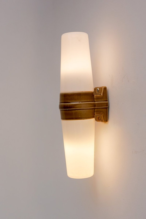 Vintage porseleinen badkamerlamp van Sigvard Bernadotte voor Ifö, 1960 – Wandlampen, Porcelain, Glass (photo 4 of 15)
