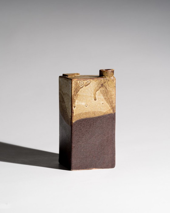Image 1 of Curated Duo of German Studio Ceramic Sculpural Vessels Till Sudeck & Anonymous