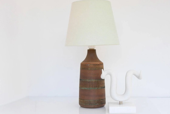 Image 1 of Mid-century modern Scandinavian pottery table lamp by Anagrius, 1970s