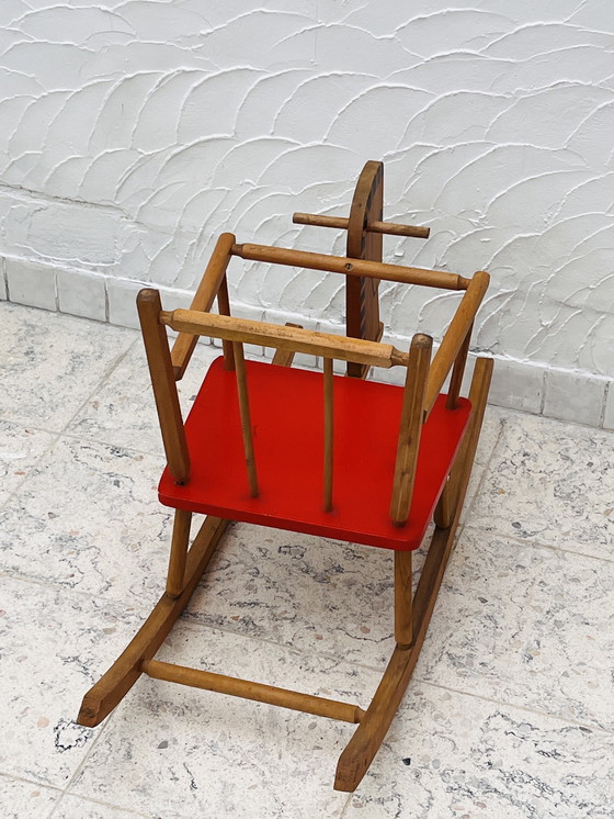 Image 1 of Cavallo a dondolo anni '80