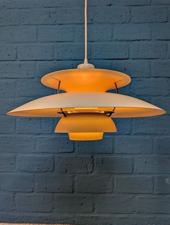 Image 1 of 2x Vintage PH5 hanging lamp, Louis Poulsen, Danish design