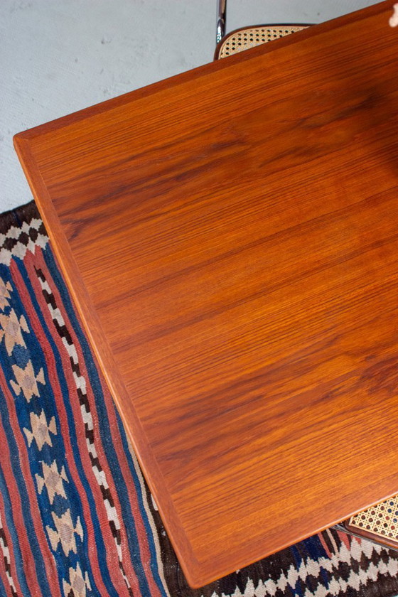 Image 1 of Vintage Teak Dining Table, Danish Mid Century