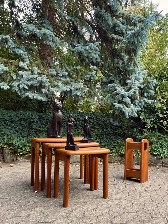 Image 1 of Tavolini in teak danese vintage di Salling Stolefabrik