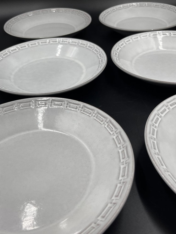 Image 1 of Set of 6 Céramano soup plates by Karl Leutner