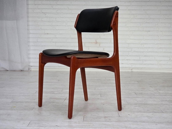 Image 1 of Dänisches Design aus den 1960er Jahren von Erik Buch, Modell 49, Stuhlpaar, Teakholz.