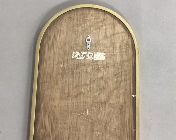 Image 1 of Grote facet geslepen Deknudt spiegel met vergulde lijst vintage 